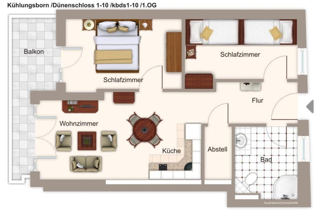 Duenenschloss Duenenschloss 1-10 Ostseebad Kühlungsborn Exteriör bild